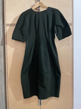 Deep Green COS balloon dress Size 4